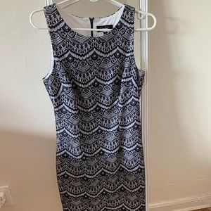 Jessica Simpson navy lace bodycon dress